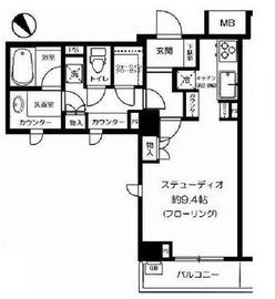 ファミール東京グランリッツ 8階 間取り図