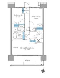 ブランシエスタ王子 1004 間取り図