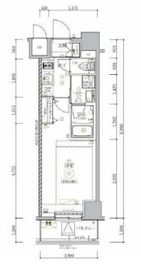 リルシア新御徒町 3階 間取り図