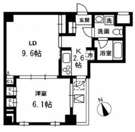 レジディア南雪谷 310 間取り図