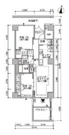 東雲キャナルコートCODAN 21-703 間取り図