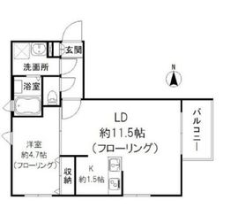 K-HOUSE四谷 8 間取り図