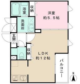 K-HOUSE四谷 6 間取り図