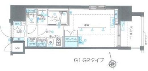 ZOOM品川南 9階 間取り図