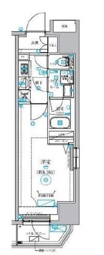 リルシア森下 3階 間取り図