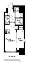 ハーモニーグラシア住吉 302 間取り図