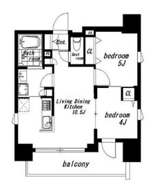 ハーモニーグラシア住吉 1001 間取り図
