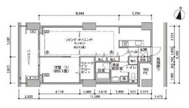 東雲キャナルコートCODAN 16-307 間取り図