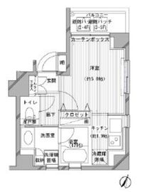 デュオ・スカーラ渋谷 3階 間取り図