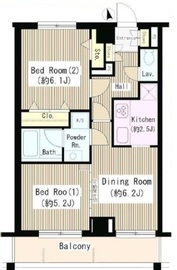 アミカル・エフ 402 間取り図