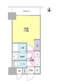 ルモンド南麻布 6階 間取り図