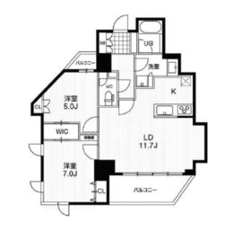 ドゥーエ東池袋 305 間取り図
