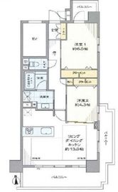 藤和シティホームズ南麻布 11階 間取り図