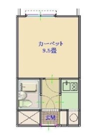 パークサイド六本木 3階 間取り図
