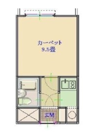 パークサイド六本木 3階 間取り図