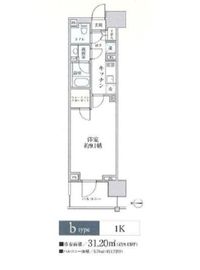 クレヴィア上野 2階 間取り図