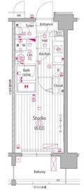 グランド・ガーラ大森2 5階 間取り図