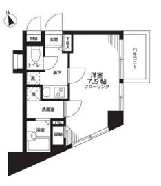 レキシントン・スクエア曙橋 207 間取り図