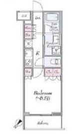 クオリア新宿余丁町 1階 間取り図