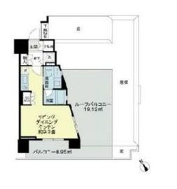 ラ・コスタ新宿余丁町 6階 間取り図