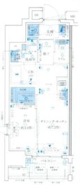 イニシア新宿早稲田 5階 間取り図