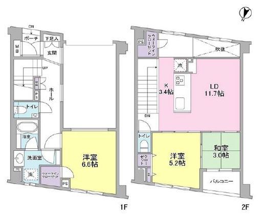 ソアラノーム碑文谷 111 間取り図