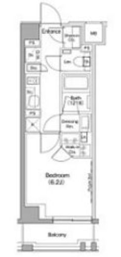 ザ・パークハビオ新高円寺 306 間取り図