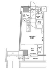 ザ・パークハビオ新高円寺 102 間取り図