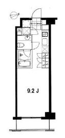 フレンシア麻布十番ノース 304 間取り図