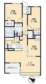 ヴィークコート駒沢 2階 間取り図