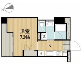 アトラス日本橋鞍掛 4階 間取り図