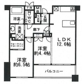 オーベル代々木上原 5階 間取り図