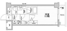 プレミアムキューブ大崎Deux 6階 間取り図