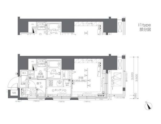 ZOOM椎名町 8階 間取り図