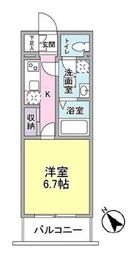 ベルドミール玉川 3階 間取り図