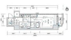 エル・グランジュテ新宿 3階 間取り図