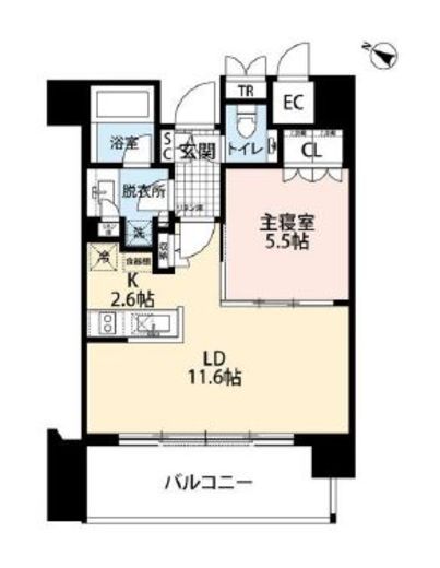 THE ROPPONGI TOKYO CLUB RESIDENCE 15階 間取り図