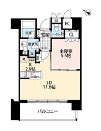 THE ROPPONGI TOKYO CLUB RESIDENCE 15階 間取り図