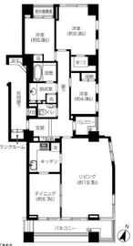 パルシオ五番町 10階 間取り図