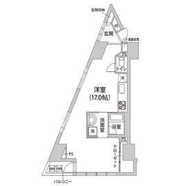 ロリエ銀座 201 間取り図