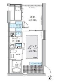 ガーデニエール砧ウエスト 531 間取り図