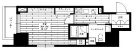 グランドコンシェルジュ六本木 14階 間取り図