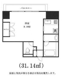 東麻布アパートメント 501 間取り図