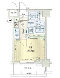 マークプレイス麻布十番 2階 間取り図