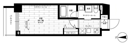 ステージファースト桜新町 2階 間取り図