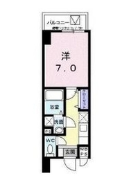 エトワールブランシュ新橋 203 間取り図