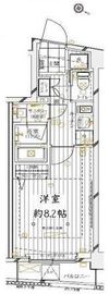 レガリス四谷 2階 間取り図