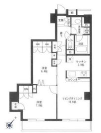 イトーピア池袋メトロポリタン 12階 間取り図