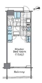 コンフォリア新宿イーストサイドタワー 305 間取り図