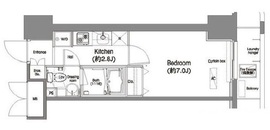 コンフォリア西蒲田 204 間取り図